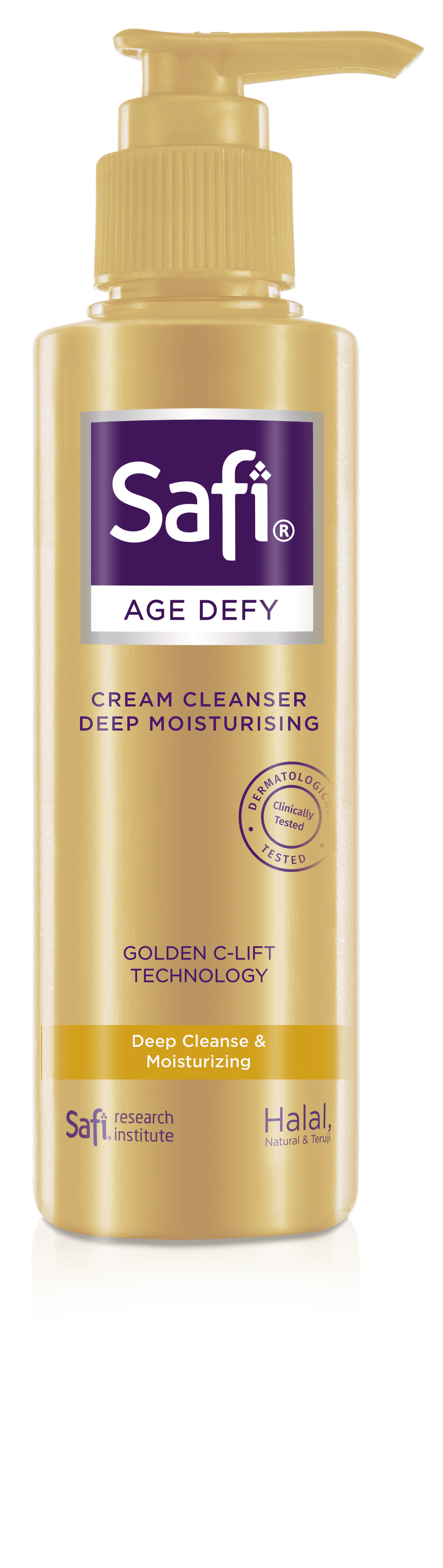 Skincare Halal Anti Aging Pembersih Wajah - Safi Age Defy Cream Cleanser Deep Moisturising